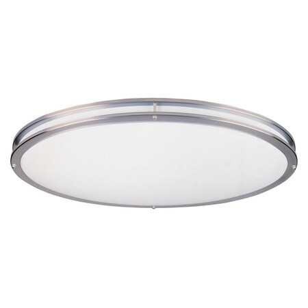 Designers Fountain Satin Nickel Two Lght 17 Round Energy Star Flush Mount Ceiling Fixture S117OLCFL-SN